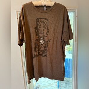 Brown Graphic Men's T-Shirt Disney World Adventureland dole whip Shirt size XXL